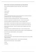 BIOD 151 Module 1 Exam Questions with Verified Solutions Latest Update 2024-2025