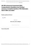 NR 509 Advanced Assessment 2024 Comprehensive Questions And Verified Answers&sol; Complete Solutions With Rationales &vert;Get It 100&percnt; Accurate&excl;&excl;
