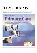 Test Bank for Primary care art&comma; and science of advanced practice nursing an inter-professional approach&comma; 6th Edition by Lynne M&period; Dunphy&comma; Jil E&period; Winland-Brown&comma; Brian Parter & Debera J&period; James &vert; 9781719644655&vert;All the chapters &vert; LATEST