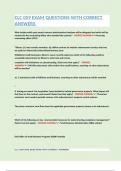 CLC 059 EXAM QUESTIONS WITH CORRECT ANSWERS