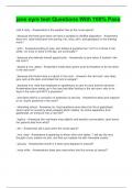 jane eyre test Questions With 100&percnt; Pass
