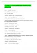 Jane Eyre Test Questions And Update Answers  