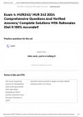 Exam 4&colon; NUR242&sol; NUR 242 2024 Comprehensive Questions And Verified Answers&sol; Complete Solutions With Rationales &vert;Get It 100&percnt; Accurate&excl;&excl;