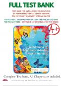Test Bank Varcarolis' Foundations of Psychiatric-Mental Health Nursing A Clinical 9th Edition by Margaret Jordan Halter &vert;Test Bank&vert;Chapter 1-36 UPDATED 2022