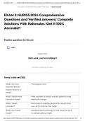 EXAM 2 NUR155 2024 Comprehensive Questions And Verified Answers&sol; Complete Solutions With Rationales &vert;Get It 100&percnt; Accurate&excl;&excl;