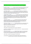 Jane Eyre Exam 2 Review Questions and Answers