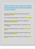FANUC Certification Exam Latest 2024 Complete  170 Actual Exam Questions with Correct Verified  Answers&sol; Graded A&plus;