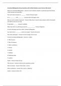 Annotated Bibliography Review Questions with Verified Solutions Latest Version Fully Solved 