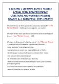 S-130 AND L-180 FINAL EXAM &vert; NEWEST  ACTUAL EXAM COMPREHENSIVE  QUESTIONS AND VERIFIED ANSWERS  GRADED A&plus; &vert; 100&percnt; PASS &vert; 2025 UPDATE&excl;