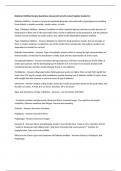Diabetes Mellitus Review Questions Answered Correctly Latest Update Graded A&plus;