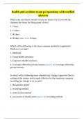 health and accident exam psi questions with verified answers&period;