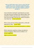 NRSG 421 PEDIATRICS FINAL EXAM LATEST 2024-2025 COMPLETE ACTUAL TEST REAL QUESTIONS AND CORRECT DETAILED ANSWERS &lpar;CORRECT VERIFIED SOLUTIONS&rpar; A NEW UPDATED VERSION&vert;ALREADY GRADED A&plus;