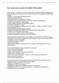 RQI 2025 ACLS HEALTHCARE PROVIDER Q&A 2024&sol;2025