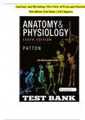 Test Bank For Anatomy and Physiology The Unity of Form and Function 10th edition&comma; All Chapters &vert;&vert;Complete A&plus; Guide