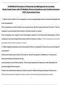 D196 WGU Principles of Financial and Managerial Accounting  Study Guide Exam with 55 Multiple Choices Questions and Verified Answers  100&percnt; Guaranteed Pass 2025&sol;2026