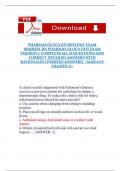 PHARMACOLOGY RN HESI EXIT EXAM 2024&sol;HESI RN PHARMACOLOGY EXIT EXAM VERSION 2 COMPLETE ALL 55 QUESTIONS AND CORRECT DETAILED ANSWERS WITH RATIONALES &lpar;VERIFIED ANSWERS&rpar; &vert;ALREADY GRADED A&plus;