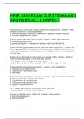 HRIR 3450 EXAM QUESTIONS AND ANSWERS ALL CORRECT 