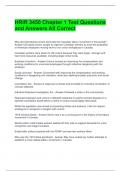 HRIR 3450 Chapter 1 Test Questions and Answers All Correct 