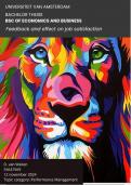 Thesis Feedback Timing and Job Satisfaction 2025 University of Amsterdam - Feedback&colon; TIMING&comma; EMPLOYEE CHARACTERISTICS&comma; SUPERVISORS AND CONTEXTUAL FACTORS