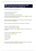 EMD Practice Exam Questions and Complete Solutions Graded A&plus;