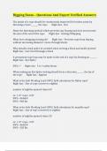 Rigging Exam &ndash; Questions And Expert Verified Answers