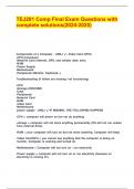 TEJ201 Comp Final Exam Questions with complete solutions&lpar;2024-2025&rpar;