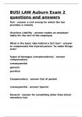 BUSI LAW Auburn Exam 2 questions and answers&period;d