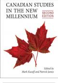 CANADIAN STUDIES IN THE NEW MILLENNIUM SECOND EDITION Edited by Mark Kasoff and Patrick James