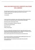 NRSG 2220 NEW EXAM WITH COMPLETE SOLUTIONS 100&percnt; VERIFIED