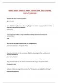 NRSG 2220 EXAM 2 WITH COMPLETE SOLUTIONS 100&percnt; VERIFIED