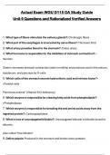 Package deal  for WGU-D115 Advanced Pathophysiology forthe Advanced Practice Nurse Actual Exam Questions and Verified Answers 2024&sol;2025 all units 