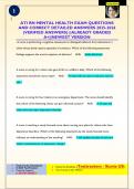 MENTAL HEALTH EXAMS QUESTIONS AND CORRECT DETAILED ANSWERS 2025-2026 &lpar;VERIFIED ANSWERS&rpar; &vert;&vert;ALREADY GRADED A&plus;&vert;&vert;NEWEST VERSION