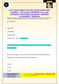 CCI CCT EXAM  QUESTIONS AND CORRECT DETAILED ANSWERS 2025-2026 &lpar;VERIFIED ANSWERS&rpar; &vert;&vert;ALREADY GRADED A&plus;&vert;&vert;NEWEST VERSION