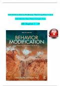Test Bank For Behavior Modification&colon; What It Is and How To Do It&comma; 12th Edition 2026 by Garry Martin & Joseph J&period; Pear&comma; All Chapters 1 - 29&comma; Verified Newest Version
