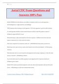 Aerial CDC Exam Questions and Answers 100&percnt; Pass