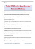 Aerial CDC Bundled Exams Questions and Answers 100&percnt; Pass&comma; Guaranteed&period;