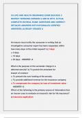 CA LIFE AND HEALTH INSURANCE EXAM 2024&sol;2025&sol; 2  NEWEST VERSIONS &lpar;VERSION A AND B&rpar; WITH ACTUAL  COMPLETE 250 REAL EXAM QUESTIONS AND CORRECT  DETAILED ANSWERS WITH RATIONALES &lpar;VERIFIED  ANSWERS&rpar; &vert;ALREADY GRADED A