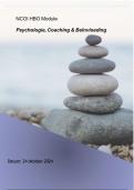 HBO Module examenopdracht psychologie&comma; coaching en be&iuml;nvloeding