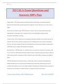 NJ CALA Exam Questions and Answers 100&percnt; Pass