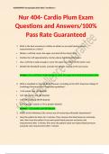 Nur 604- Cardio Plum Exam 