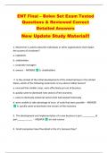 ENT Final &ndash; Bolen Set Exam Tested  Questions & Reviewed Correct  Detailed Answers   New Update Study Material&excl;&excl; 