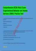 Comprehensive BCBA Mock Exam&colon; Organizational Behavior and Human Services &lpar;OBHS&rpar; Practice Test