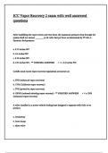 ICC Vapor Recovery 2 exam with well answered questions