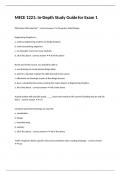 MECE 1221&colon; In-Depth Study Guide for Exam 1