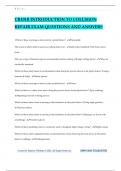 CR101B INTRODUCTION TO COLLISION REPAIR EXAM QUESTIONS AND ANSWERS