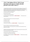 TNCC 9th Edition FINAL TEST Exam Questions and Answers Guide &lpar;already passed&rpar; Latest 2025 rated A&plus;
