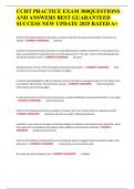 CCHT PRACTICE EXAM 300QUESTIONS AND ANSWERS BEST GUARANTEED SUCCESS NEW UPDATE 2025 RATED A&plus;