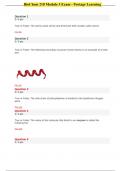 BIO 210 Module 3 Exam &lpar;Latest Update&rpar; Questions and Answers &lpar;100 OUT OF 100&rpar; Portage Learning&period;