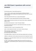 Jen CSH Exam 2 questions with correct answers