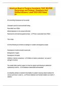 American Board of Surgical Assistants TEST REVIEW Gynecology and Urology &vert; Questions And Verified Answers Latest 2024-2025 Rated A&plus;